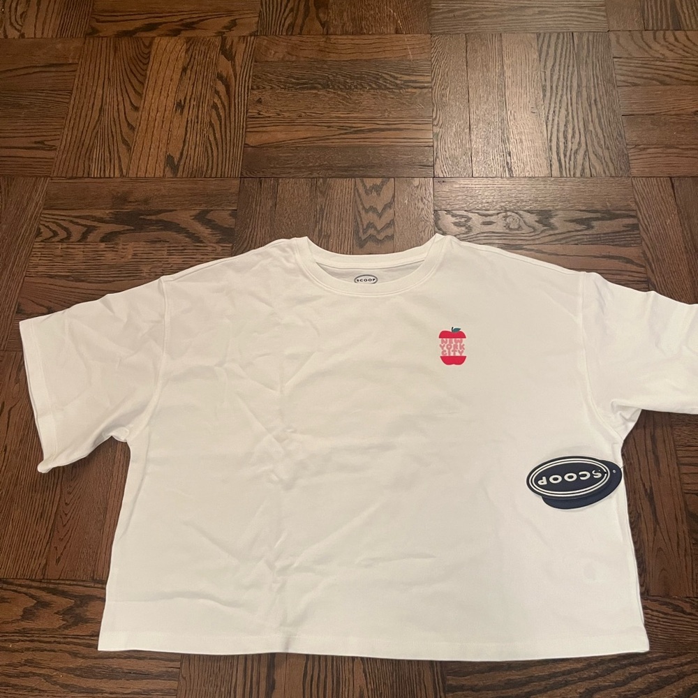 Limited edition scoop nyc cropped t